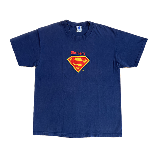 1998 Six Flags Superman The Ride Tee