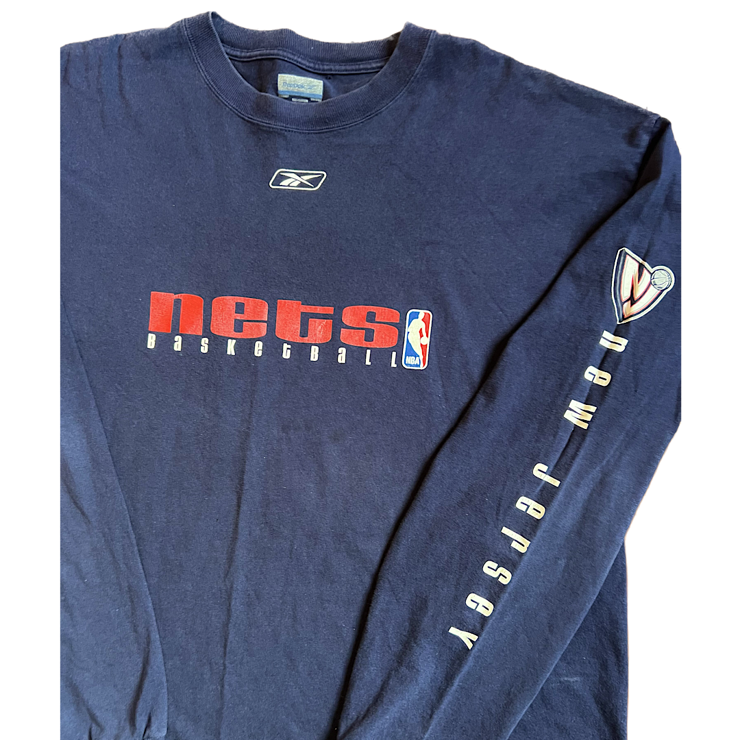 Reebok New Jersey Nets Long Sleeve