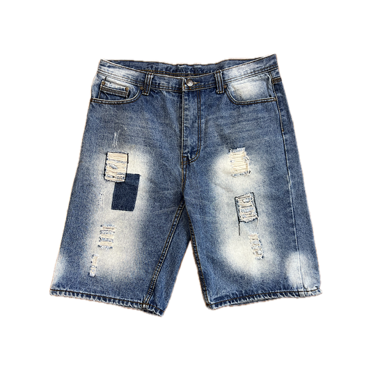 Y2K Patchwork Jorts
