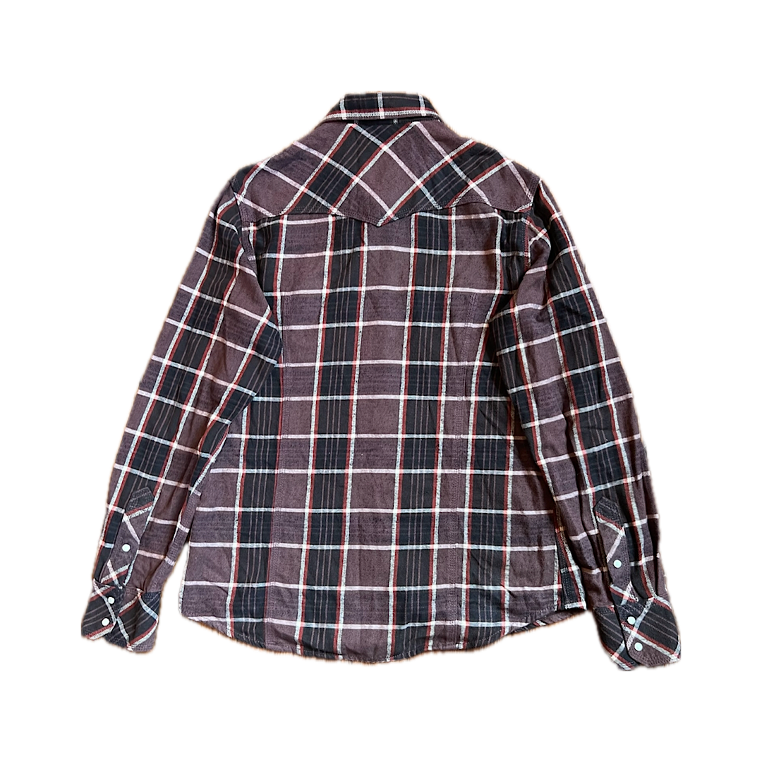 True Religion Plaid Button Up