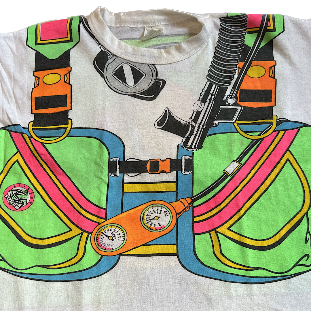 Vintage 80s Scuba Diver Tee