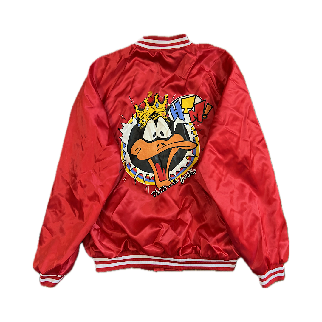 Vintage Daffy Duck Holy Tabernacle Satin Jacket