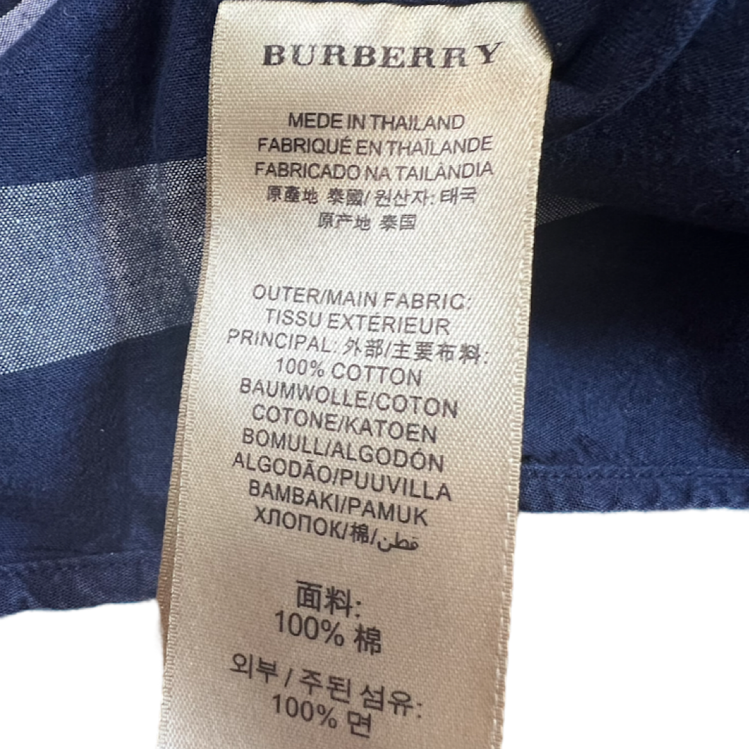 Burberry Plaid Long Sleeve