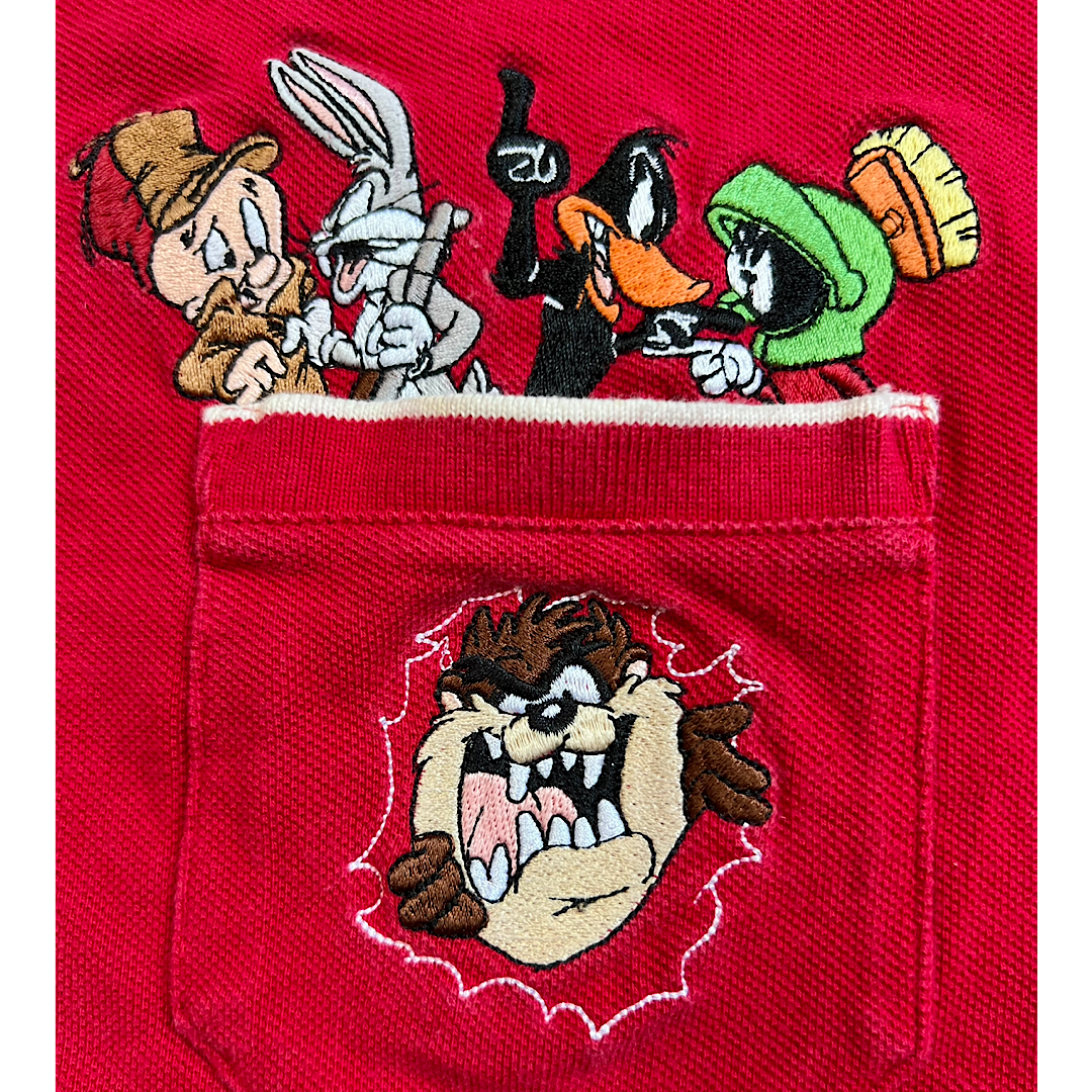 Vintage 90s Looney Tunes Pocket Tee