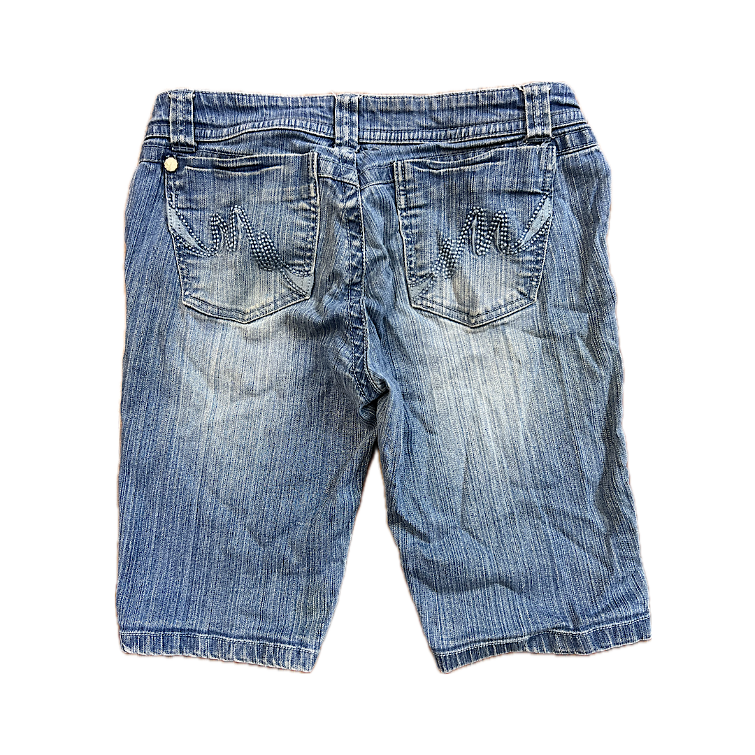 Y2K Womens Miskeen Denim Shorts