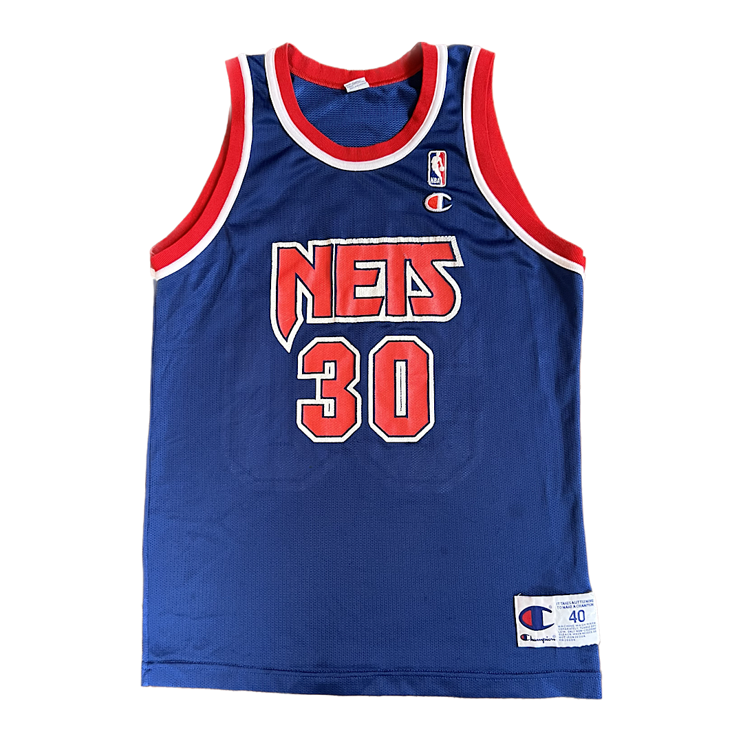 Vintage New Jersey Nets Kerry Kittles Champion Jersey