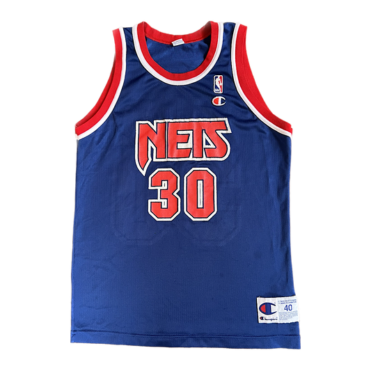 Vintage New Jersey Nets Kerry Kittles Champion Jersey