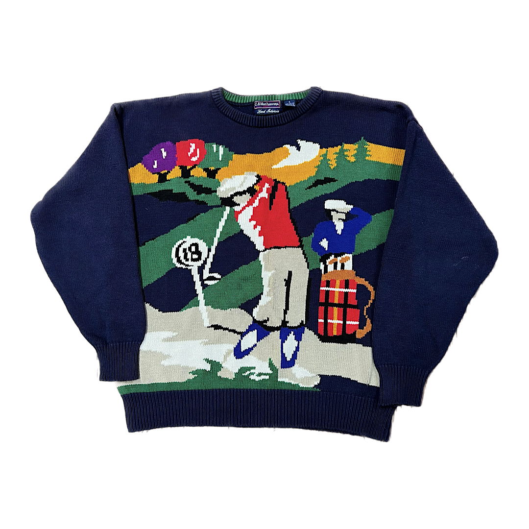 90s Golf Knit Sweater