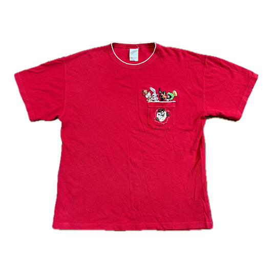 Vintage 90s Looney Tunes Pocket Tee