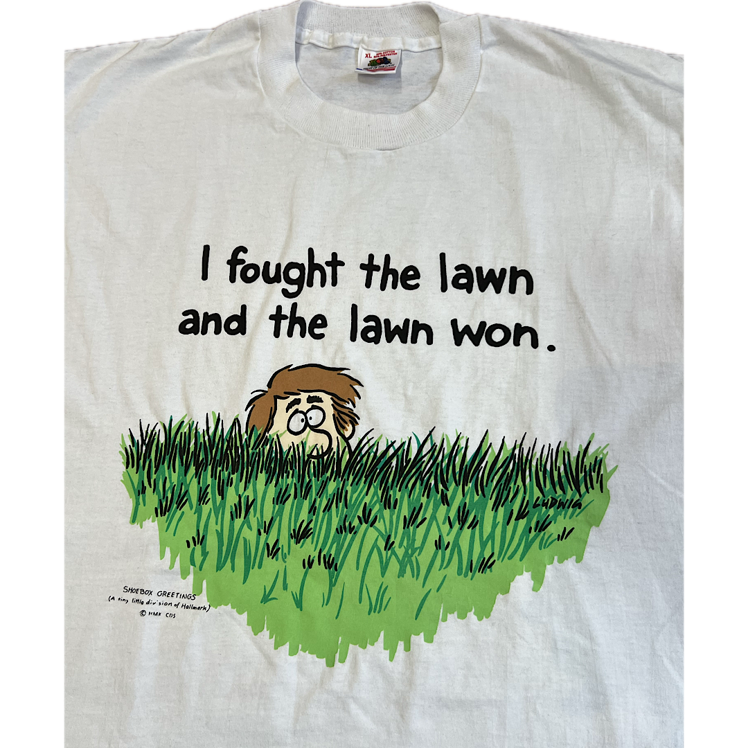 Vintage I Fought The Lawn Tee