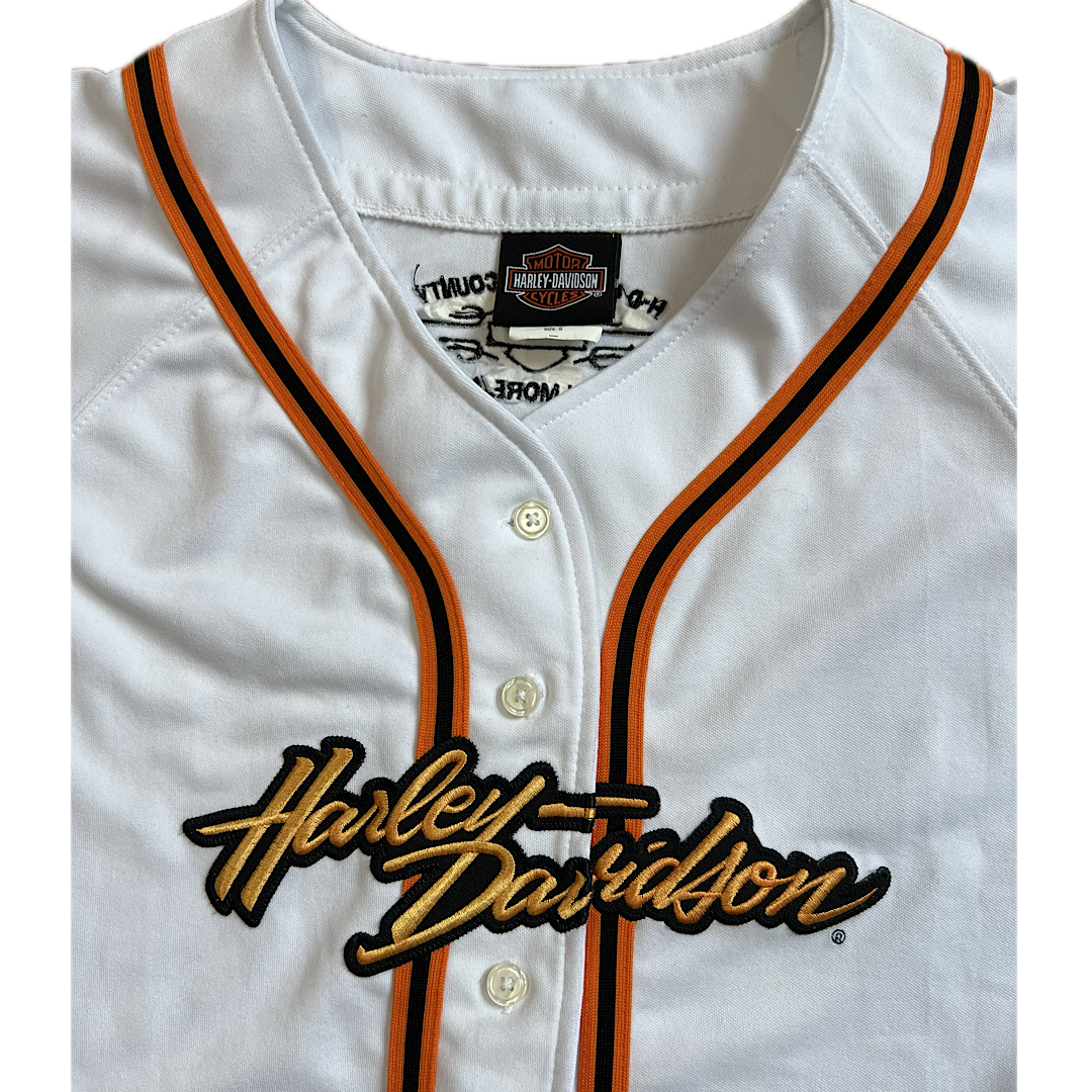 Vintage Harley Davidson Baseball Jersey