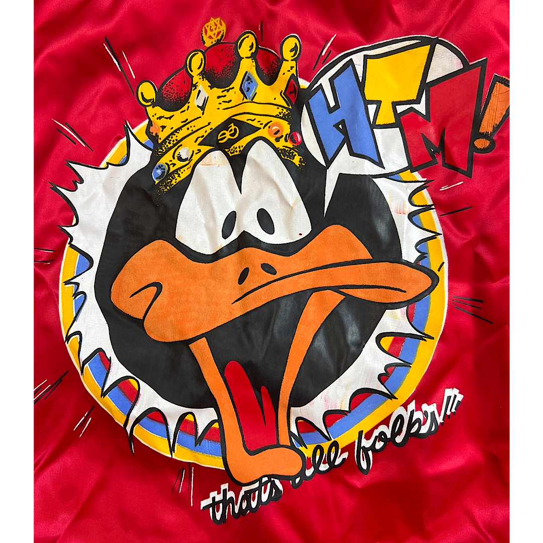 Vintage Daffy Duck Holy Tabernacle Satin Jacket