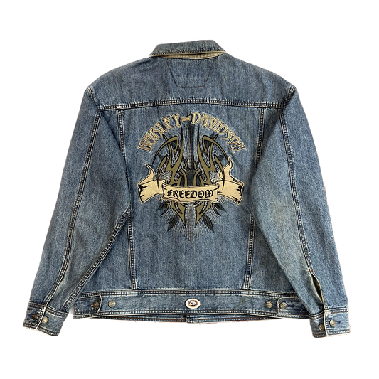 Vintage Harley Davidson Denim Jacket