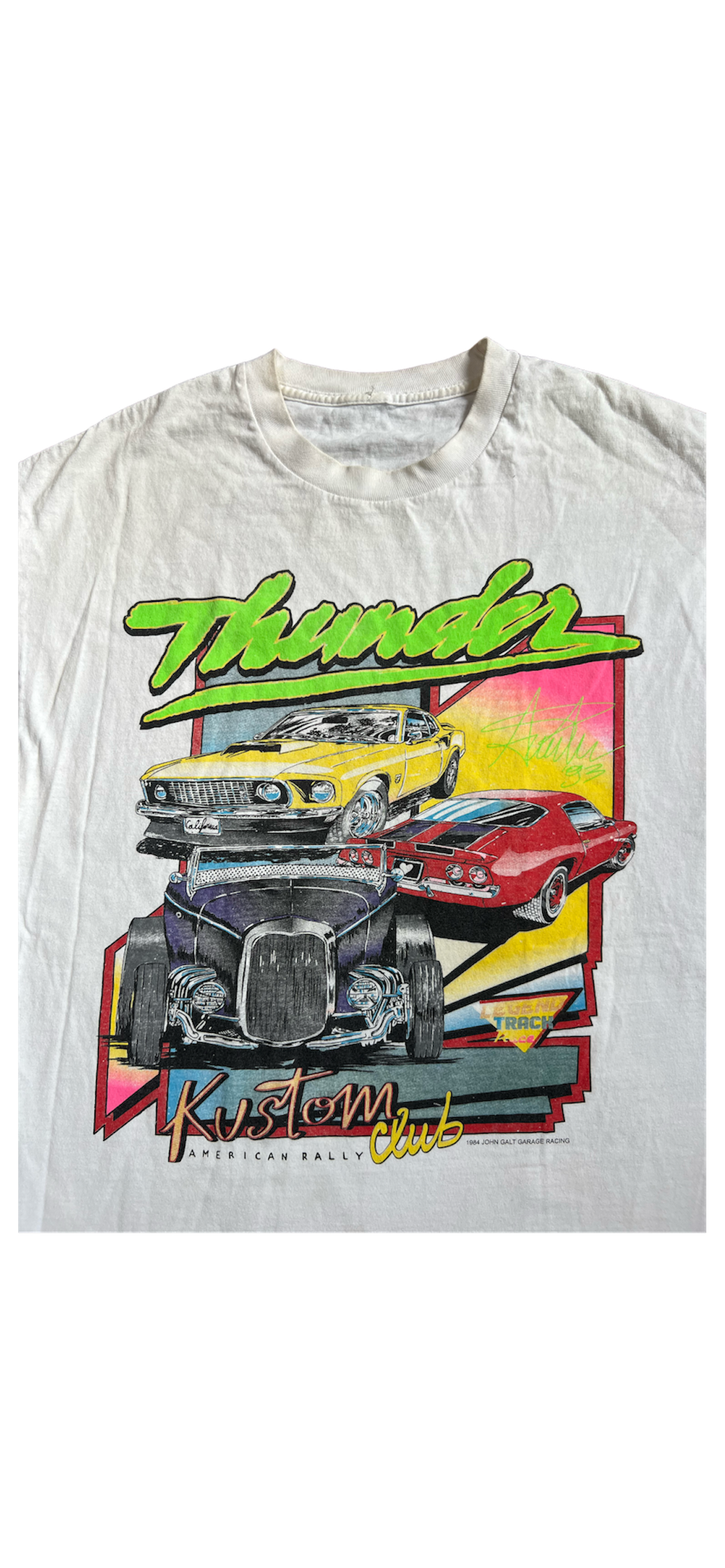 1984 Thunder Hot Rod Racing Tee