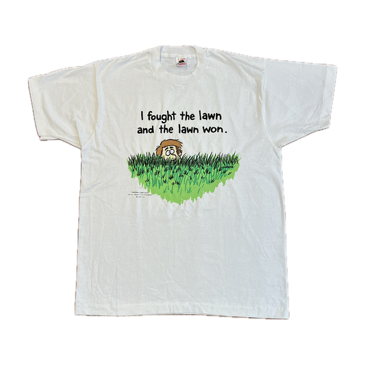 Vintage I Fought The Lawn Tee