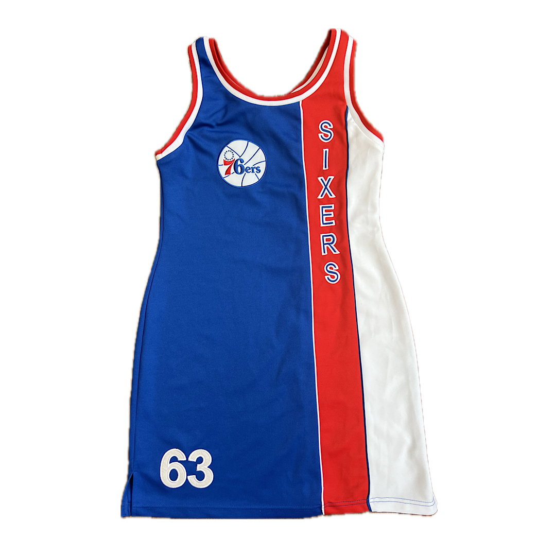 Vintage Women’s Philadelphia 76ers Jersey Dress