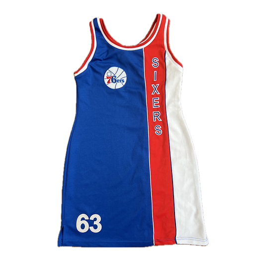 Vintage Women’s Philadelphia 76ers Jersey Dress