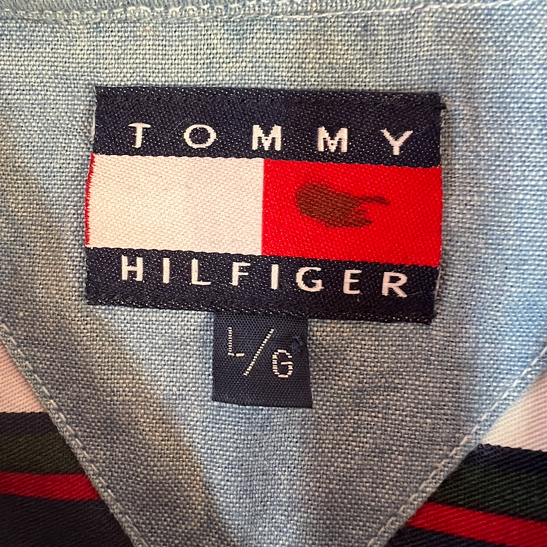 Vintage Tommy Hilfiger Striped Button Up