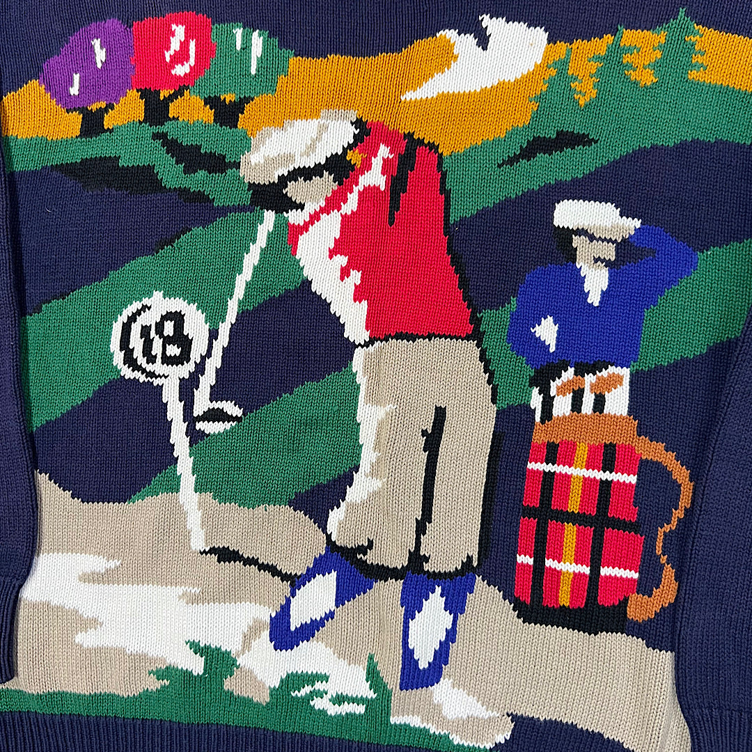 90s Golf Knit Sweater