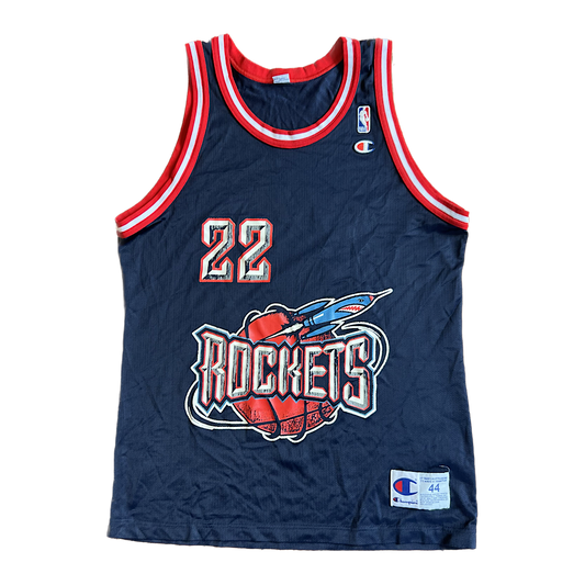 Vintage Houston Rockets Clyde Drexler Champion Jersey