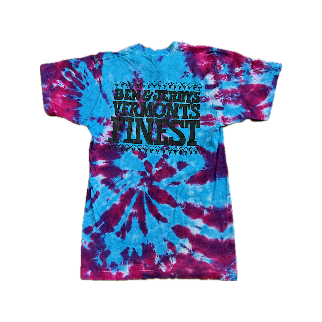 Vintage 90s Ben & Jerry’s Cherry Garcia Tie Dye Tee