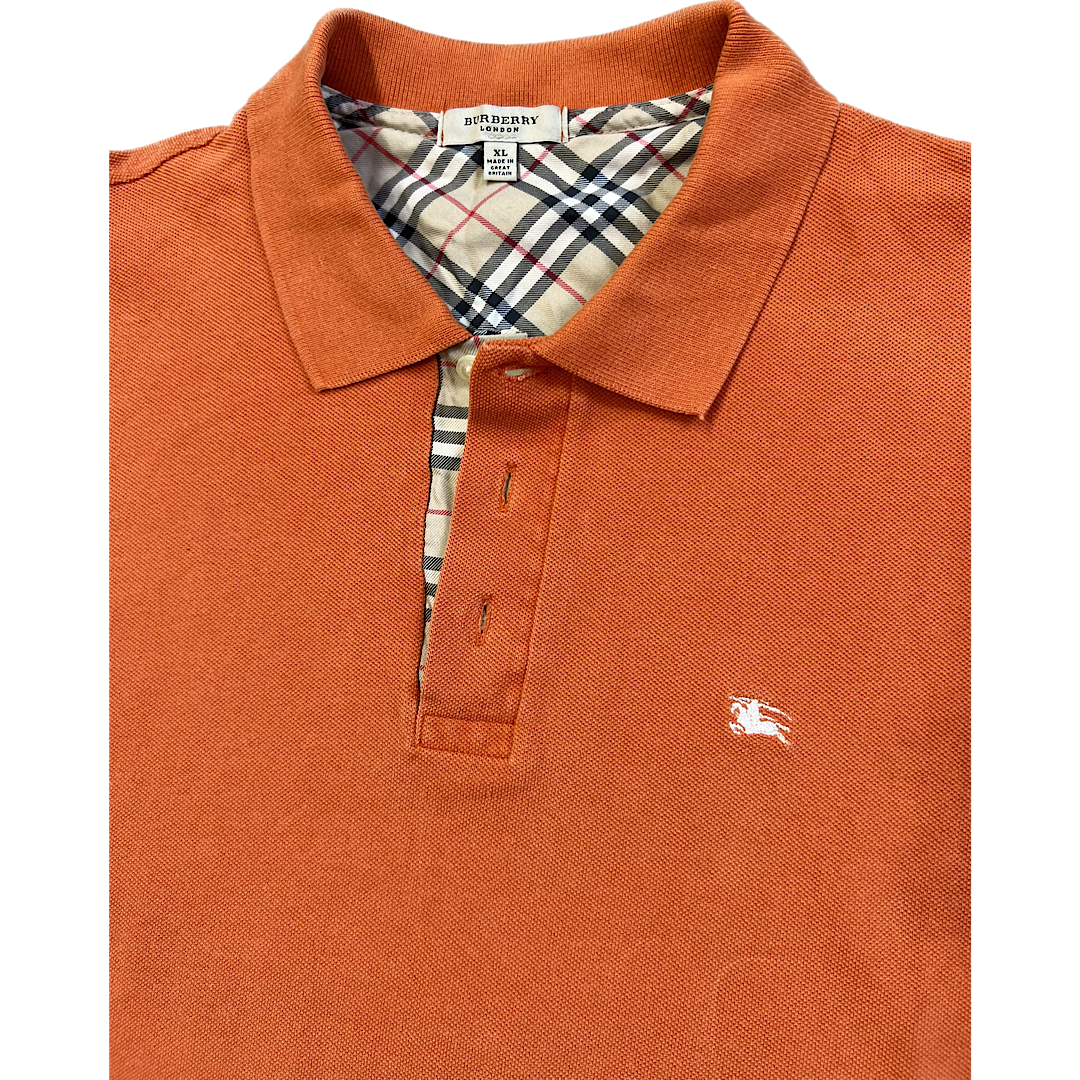 Vintage Burberry Long Sleeve Polo