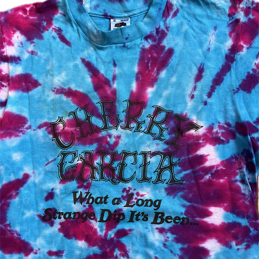 Vintage 90s Ben & Jerry’s Cherry Garcia Tie Dye Tee