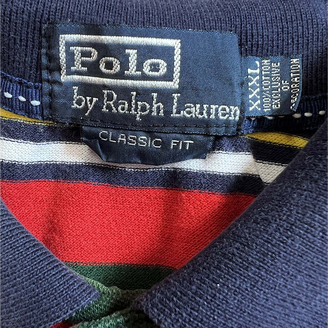 Vintage Polo Striped Big Pony