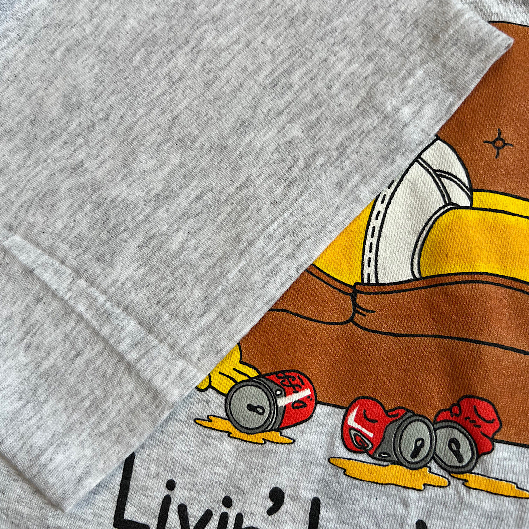 Vintage The Simpsons Livin La Vida Sofa Tee