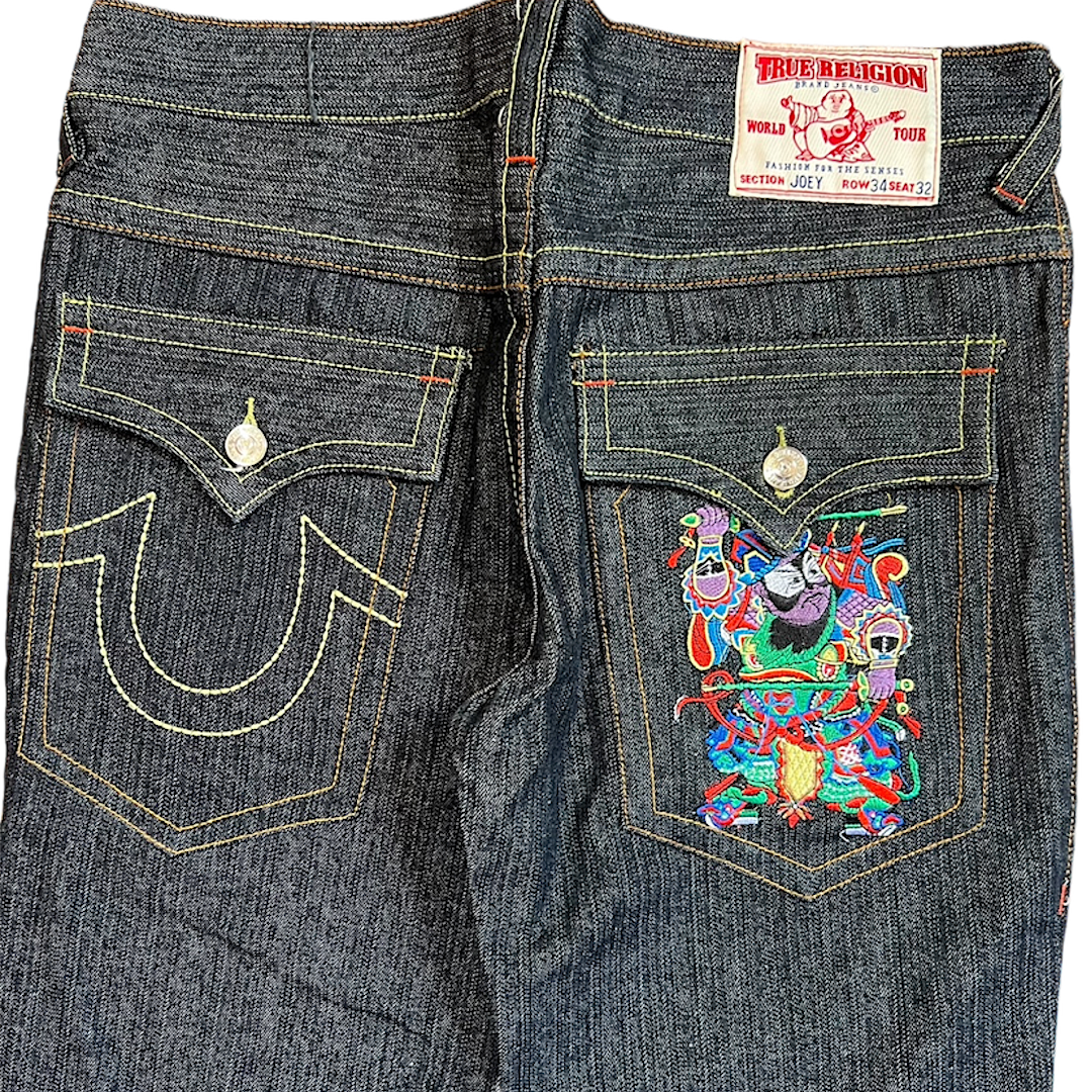 True Religion Embroidered Jeans